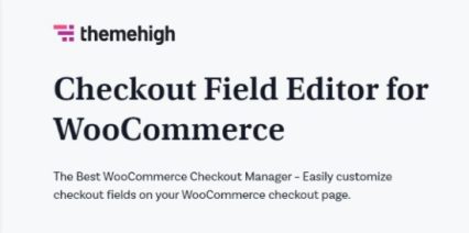 Checkout Field Editor Pro for WooCommerce