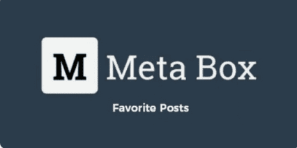 Meta Box Favorite Posts