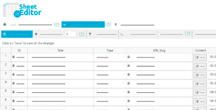 WP Sheet Editor WordPress Plugin